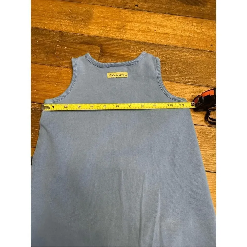 Carters vintage whale romper one piece blue baby boy
